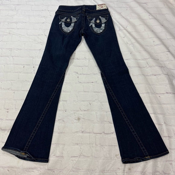 True Religion Denim - TRUE RELIGION BRAND JEANS “JOEY” boot cut flare Women's Blue Denim Pants 27 EUC